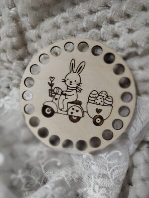 Podstawka pod kubek na Wielkanoc do makramy 10cm N893