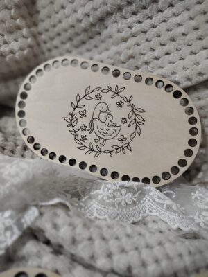 Baza do koszyka na sztućce na Wielkanoc do makramy 22cm N897