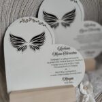 Podziękowania dla rodziców chrzestnych z HDF 18cm x 20cm 35 znaków H398