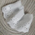 Koronka bawełniana na metry biała do makramy T102