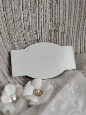 Tabliczka z własnym napisem z HDF 9cm x 5cm 120 znaków H413