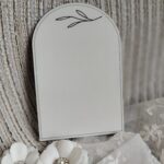 Tabliczka z własnym napisem z HDF 10cm x 7cm 200 znaków H415