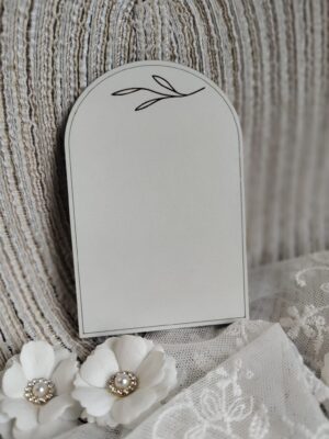 Tabliczka z własnym napisem z HDF 10cm x 7cm 200 znaków H415