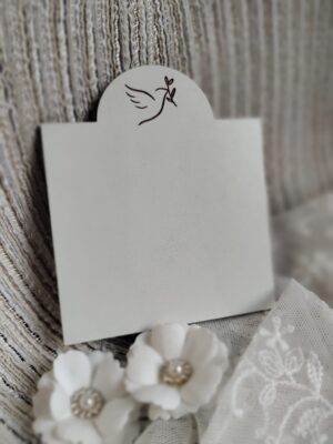 Tabliczka z własnym napisem z HDF 9cm x 8cm 200 znaków H416