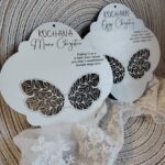 Podziękowania na I Komunię Świętą z własnym tekstem HDF 15cm x 14cm  35 znaków H424