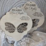 Podziękowania na I Komunię Świętą ze sklejki 15cm x 14cm PK10