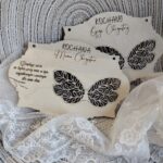 Podziękowania na I Komunię Świętą + imię i data 13cm x 9cm magnes gratis 35 znaków PK13