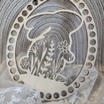 Baza na Wielkanoc do makramy ze sklejki 20cm x 16cm N899