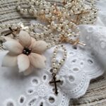 Różaniec dodatek na I Komunię Świętą 2,5cm