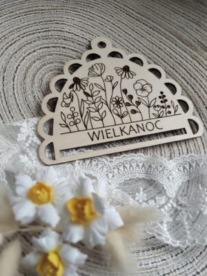 Baza na Wielkanoc do makramy ze sklejki 15cm x 12,5cm N901