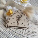 Baza na Wielkanoc do makramy ze sklejki 5,5cm x 4,5cm N905