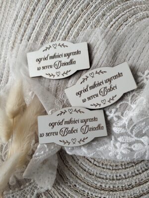 Tabliczka na Dzień Babci i Dziadka z HDF 7cm x 4cm H380