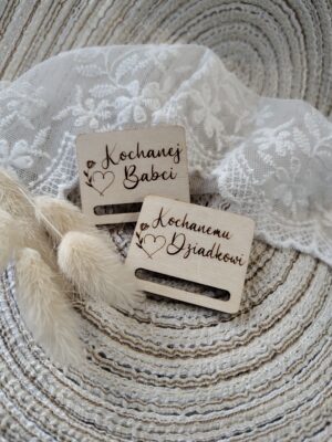 Zakładka do książki na Dzień Babci ze sklejki 4cm x 3cm DB38