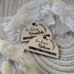 Zakładka do książki na Dzień Babci ze sklejki 5,5cm x 3cm DB37