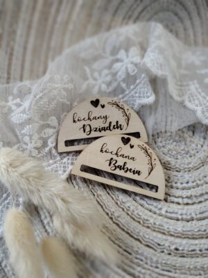 Zakładka do książki na Dzień Babci ze sklejki 5,5cm x 3cm DB37