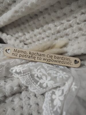 Tabliczka do makramy na dzień Mamy 14cm x 1,8cm DM20