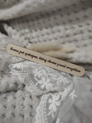 Tabliczka do makramy na dzień Mamy 14cm x 1,8cm DM18