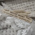 Tabliczka do makramy na dzień Mamy 13cm x 2cm DM17