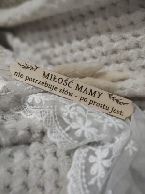 Tabliczka do makramy na dzień Mamy 13cm x 2cm DM17