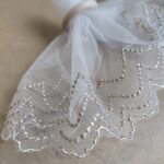 Koronka na metry ecru złota do makramy T103