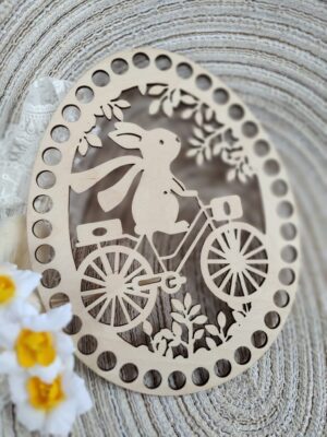 Baza na Wielkanoc do makramy ze sklejki 20cm x 16cm N906