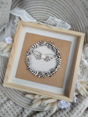 Tło do ramki z makramy z HDF 19cm x 19cm HT8