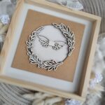 Tło do ramki z makramy z HDF 19cm x 19cm HT9