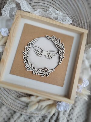 Tło do ramki z makramy z HDF 19cm x 19cm HT9