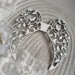 Skrzydła do makramy z HDF 12cm x 11cm  H429