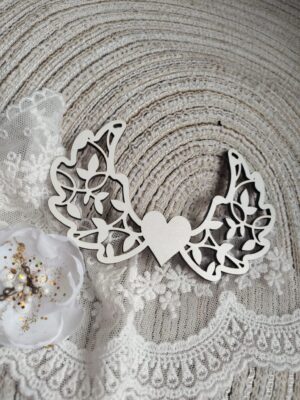 Skrzydła do makramy z HDF 11cm x 7cm H432