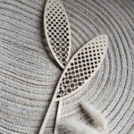 Uszy do flowerbox na Wielkanoc ze sklejki 21cm x 11cm N912