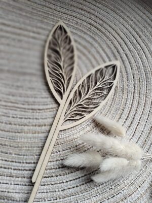 Uszy do flowerbox na Wielkanoc ze sklejki 21cm x 11cm N913