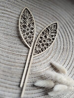 Uszy do flowerbox na Wielkanoc ze sklejki 21cm x 11cm N914