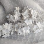 Mini kwiatki białe 10 szt 1,5cm K156