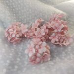 Mini kwiatki różowe 10 szt 1,5cm K157