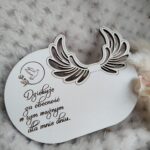 Podziękowanie z magnesem na I Komunię Świętą z HDF 12cm x 9cm H439