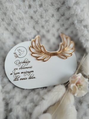 Podziękowanie z magnesem na I Komunię Świętą z HDF 12cm x 9cm H440