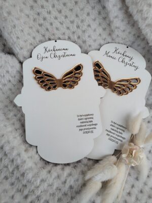 Podziękowanie dla rodziców Chrzestnych z HDF 20cm x 15cm H443