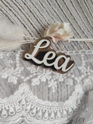 Napis złoty do makramy ok 3cm 15 znaków PL40