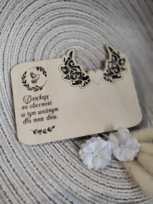 Podziękowanie na I Komunię Świętą ze sklejki 13cm x 10cm N919