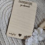 Podziękowanie na I Komunię Świętą ze sklejki 9,5cm x 6cm N920