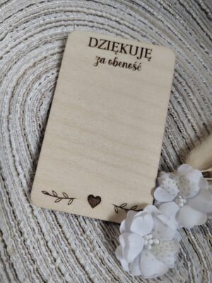 Podziękowanie na I Komunię Świętą ze sklejki 9,5cm x 6cm N920