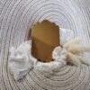 Tabliczka złota do makramy 9,5cm x 6cm 100 znaków PL44