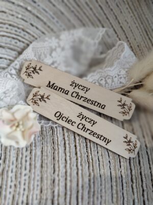 Tabliczka na I Komunię Świętą ze sklejki 9,5cm x 2cm N932