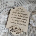 Tabliczka na I Komunię Świętą ze sklejki 9cm x 6,5cm N939