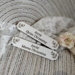 Tabliczka na I Komunię Świętą z HDF 9cm x 2cm H451