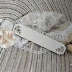 Tabliczka personalizowana z HDF 9,5cm x 2cm 35 znaków H458