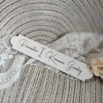 Tabliczka na I Komunię Świętą z HDF 14cm x 2,5cm H461