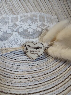 Serduszko na I Komunię Świętą ze sklejki 3cm N948