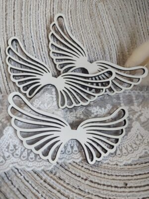 Skrzydełka do aniołka z makramy z HDF 11cm x 5,5cm H472